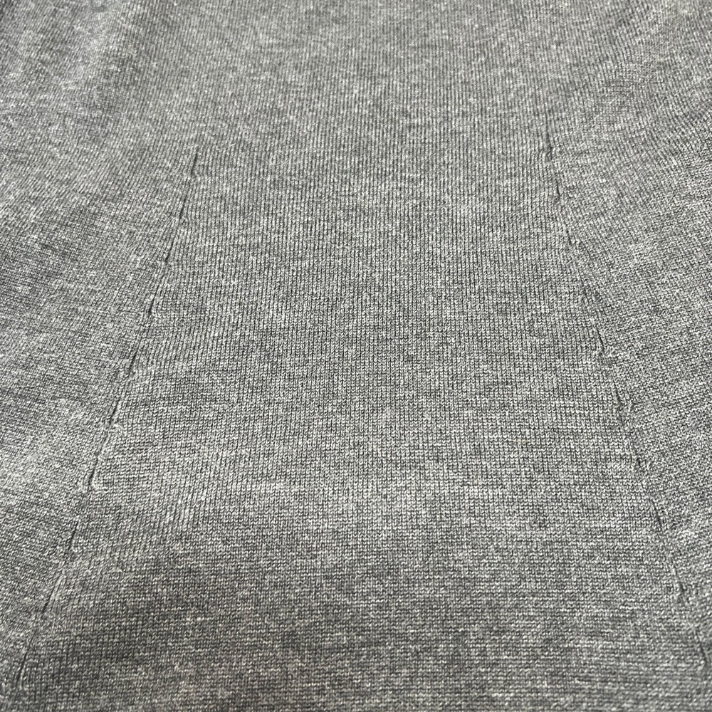 Vince Camuto Women Medium Gray Pink Stripe Knit Sweater Dress Long Sleeve - Picture 8 of 11